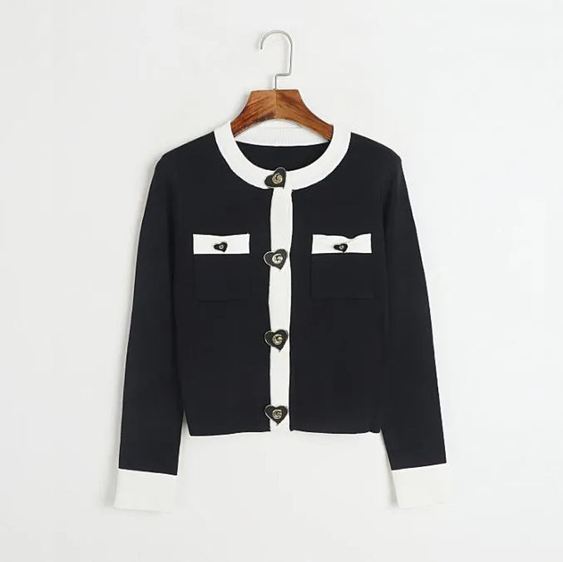 613 2025 Runway Spring Summer Brand Same Style Sweater Long Sleeve Crew Neck White Black Pullover Fashion Womens Clothes High Quality Womens Dl