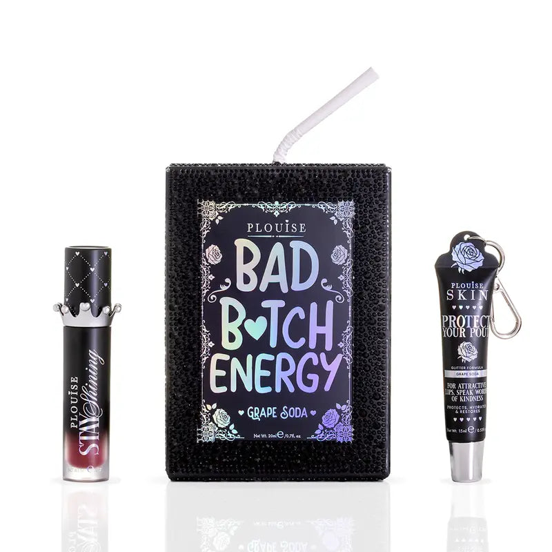 Halloween Crystal Bad Bitch Energy Lip Conditioner & Lip Oil Duo